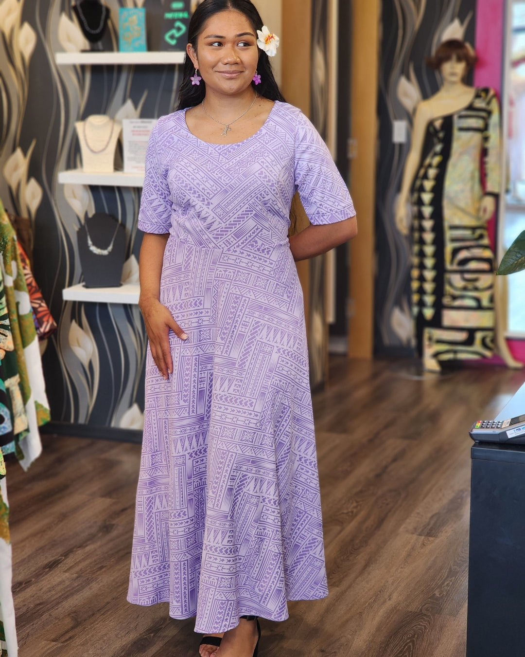 Lilac Poly Pastel Gown