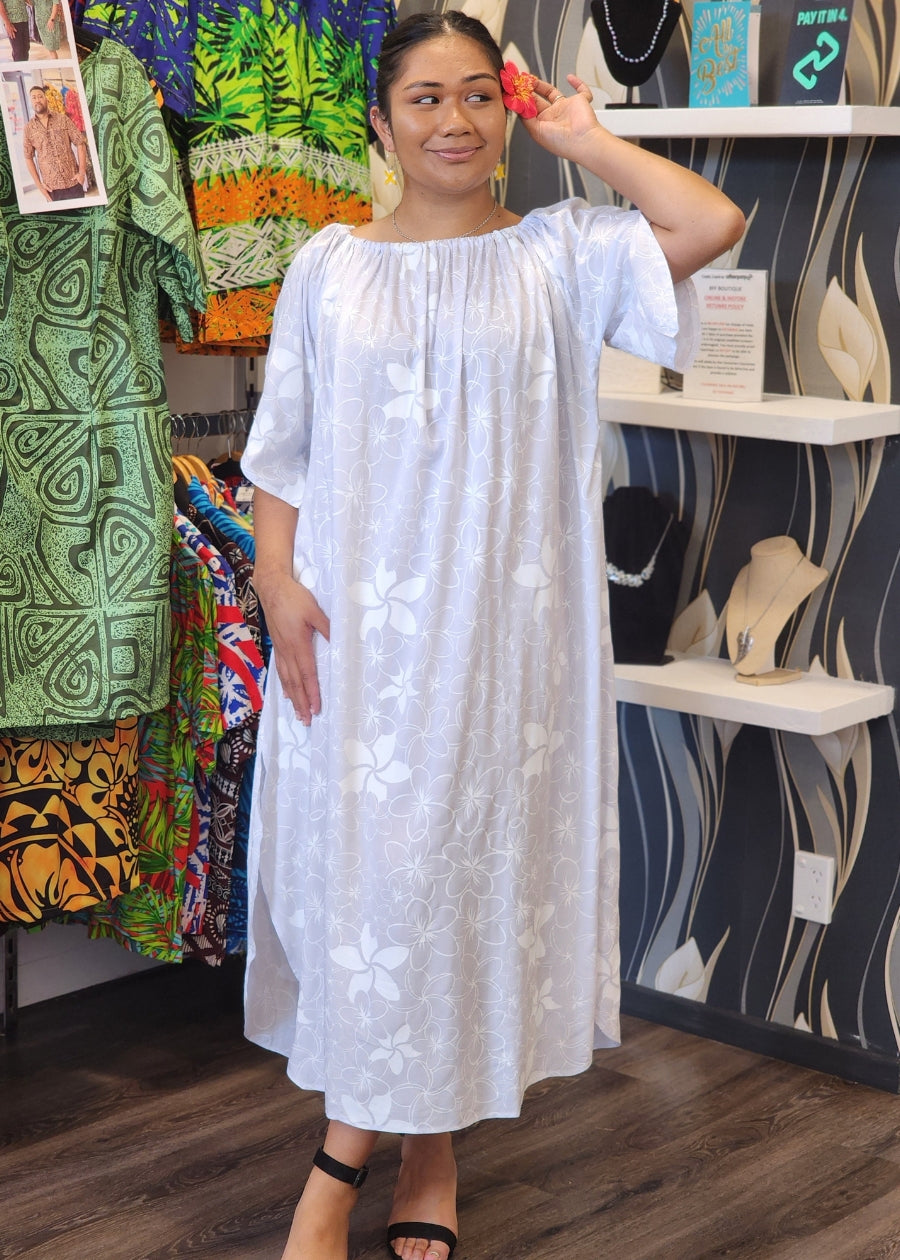 Missy Handprinted Kaftan Dress