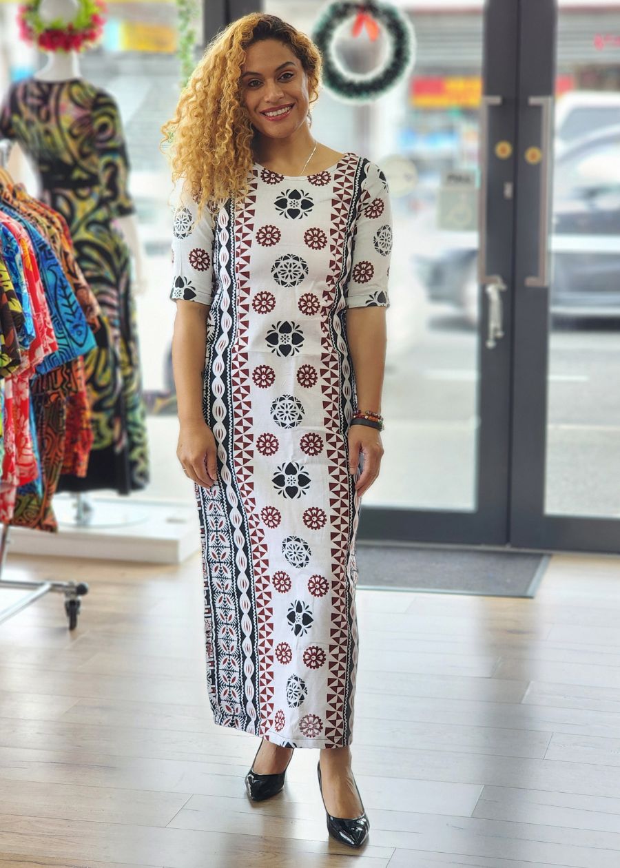 African print 2024 straight dress