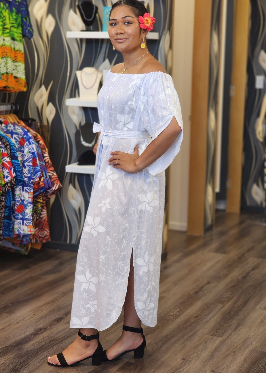Missy Handprinted Kaftan Dress