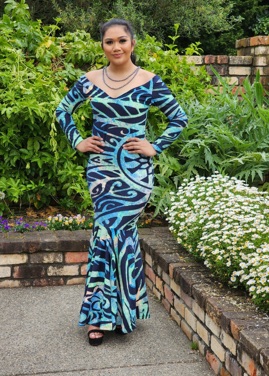 Mermaid style 2024 maxi dress