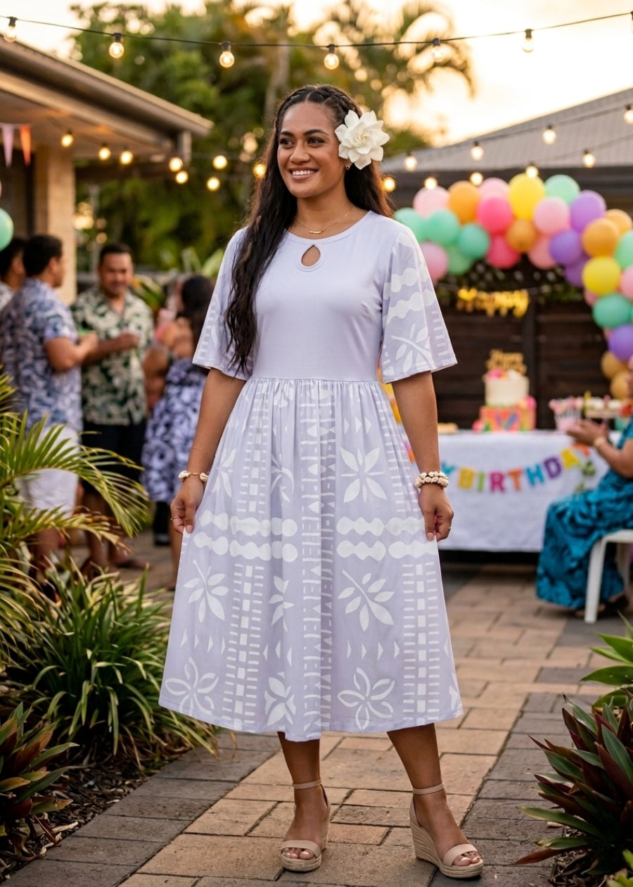 Selina Handprinted Dress