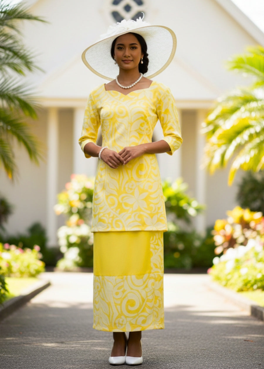 Melanie Stretch Puletasi/Sulu Jaba