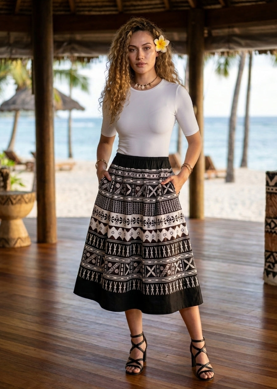 Tapa Midi Skirt (PREORDER)