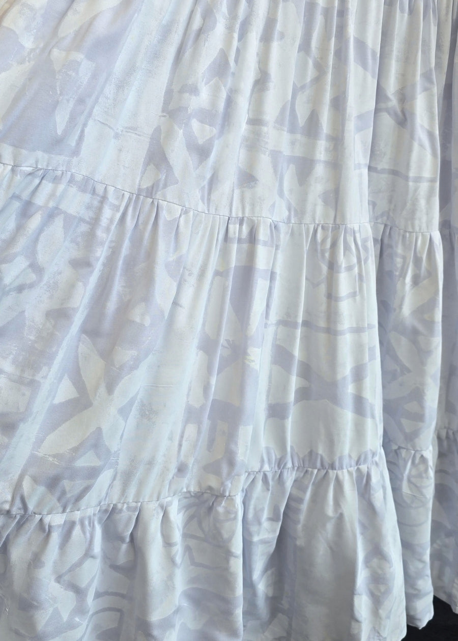 Lupe Handprinted Gown Dress