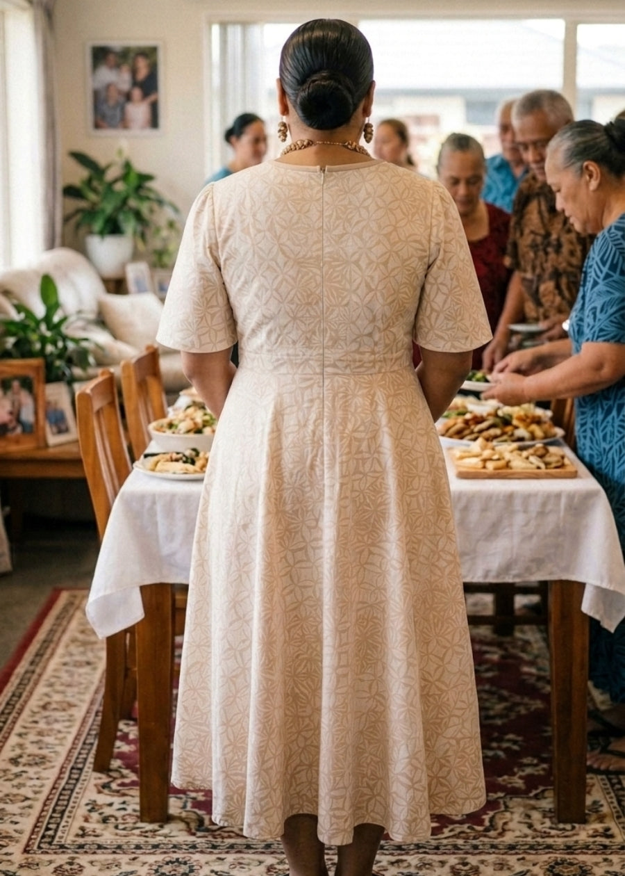 Latifa Mid Waist Dress