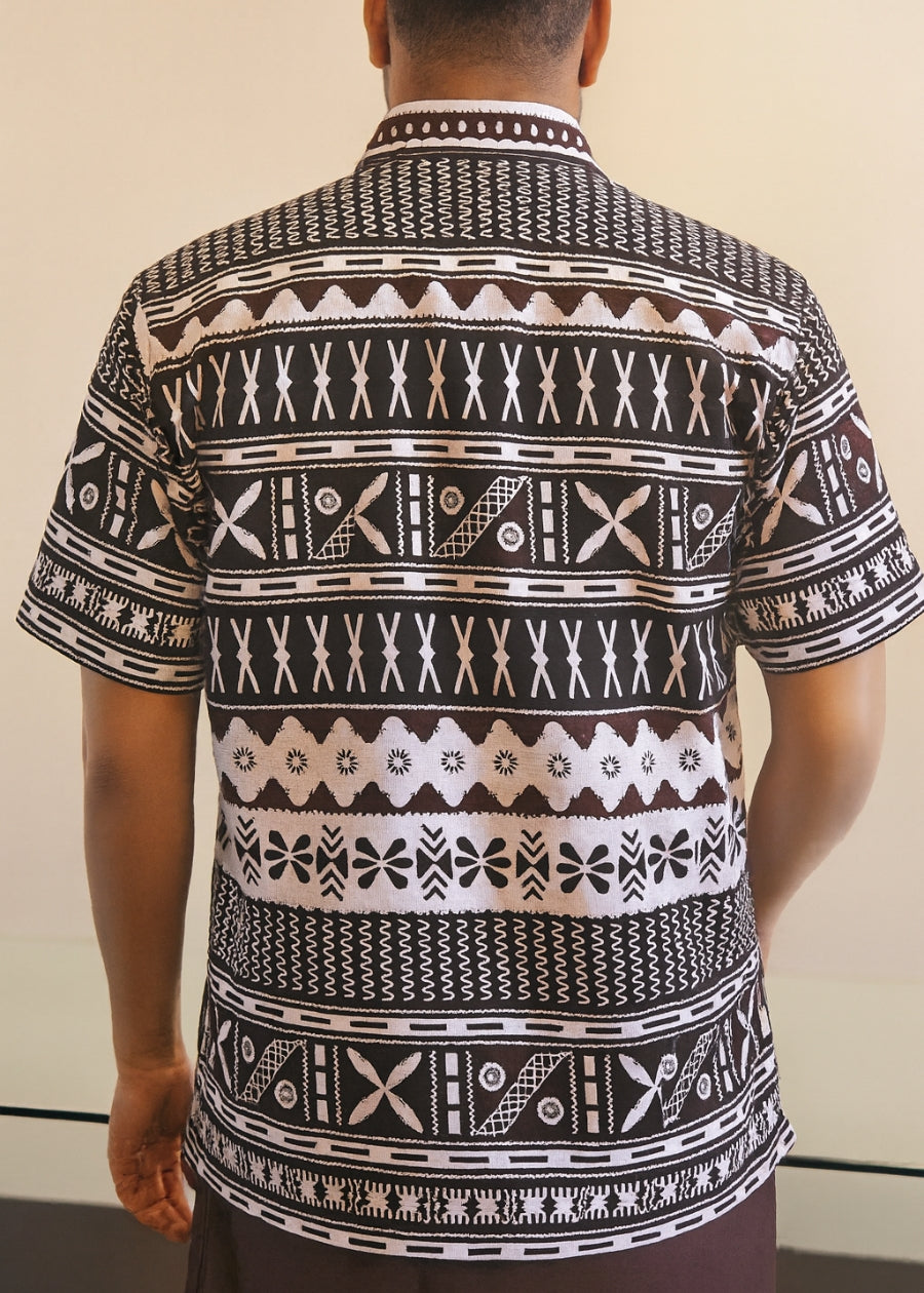 Tapa Print Shirt