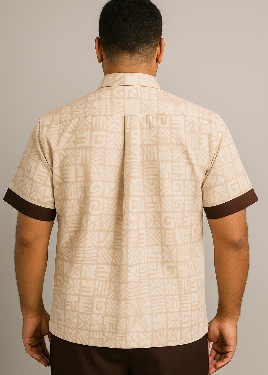 Beige Stretch Shirt