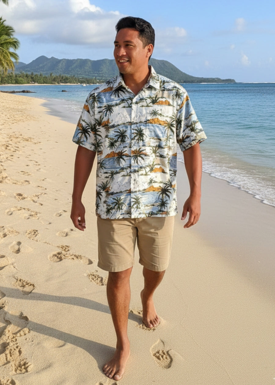 Island Vibes Cotton Shirt