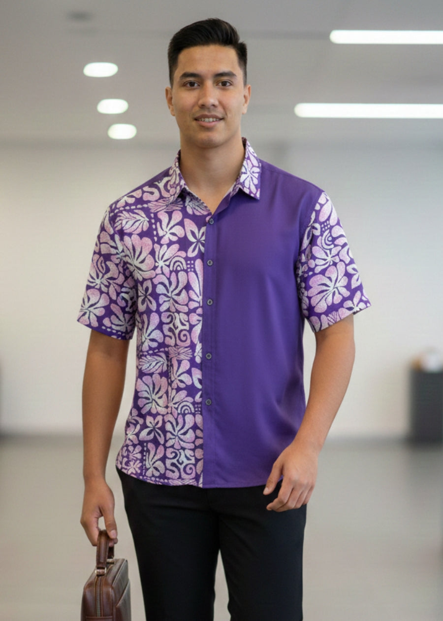 Karl Stretch Shirt - Purple