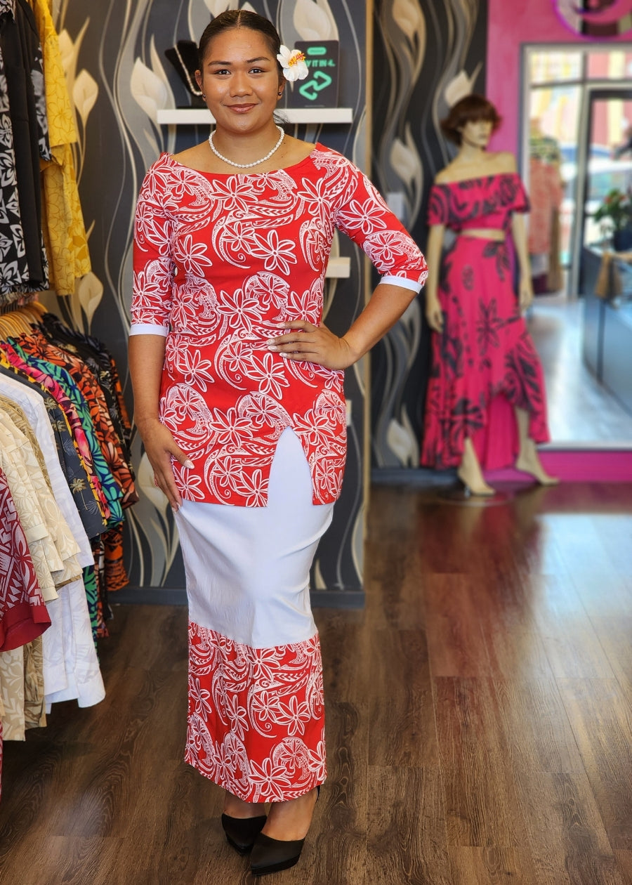 Leilani 2 Piece Set/Puletasi/Sulu Jaba