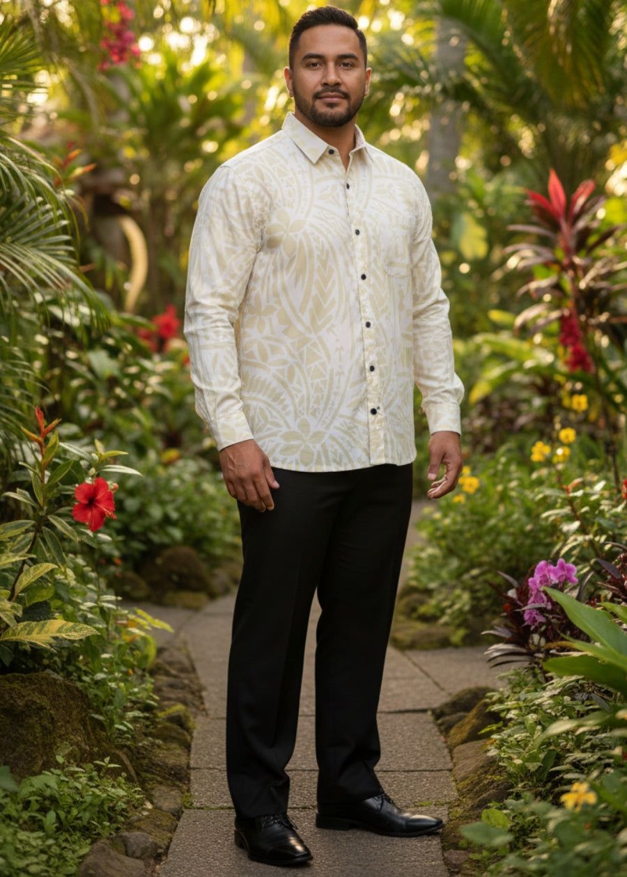 Men's Long Sleeve Cotton Shirt