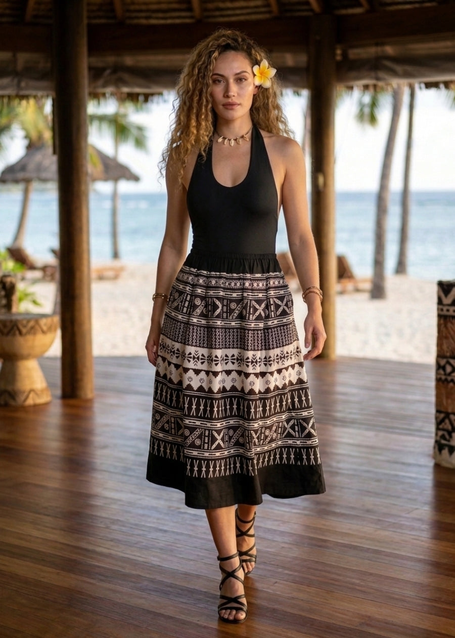 Tapa Midi Skirt (PREORDER)