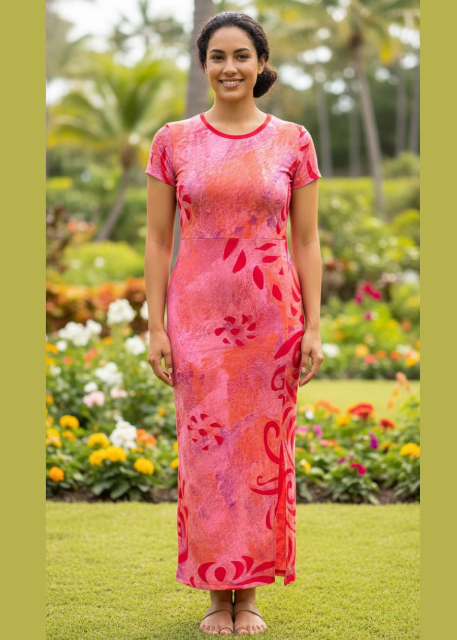 PIA Straight Long Stretch Dress