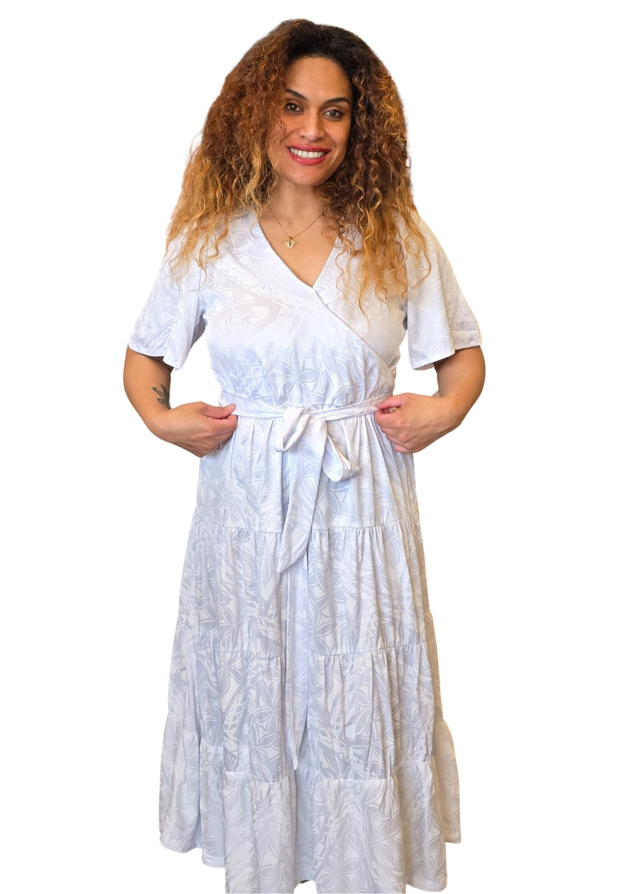 Nikita White Layered Dress