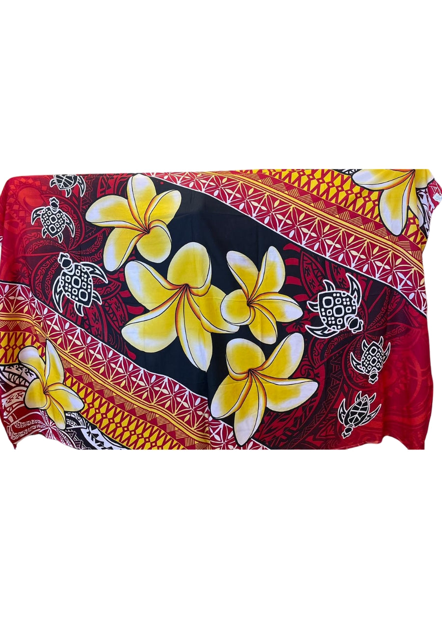 Ruby Red Poly Sarongs