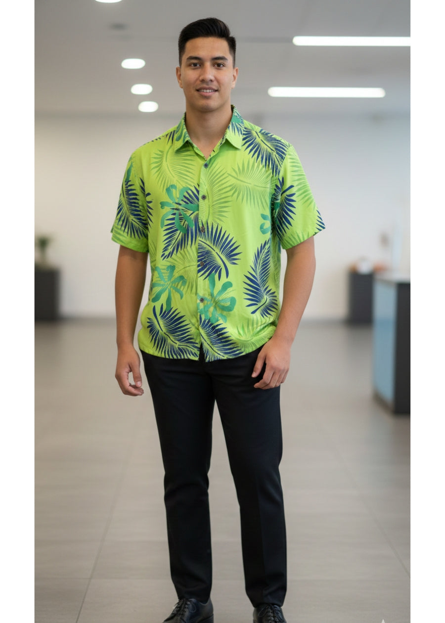 Karl Stretch Shirt - Green