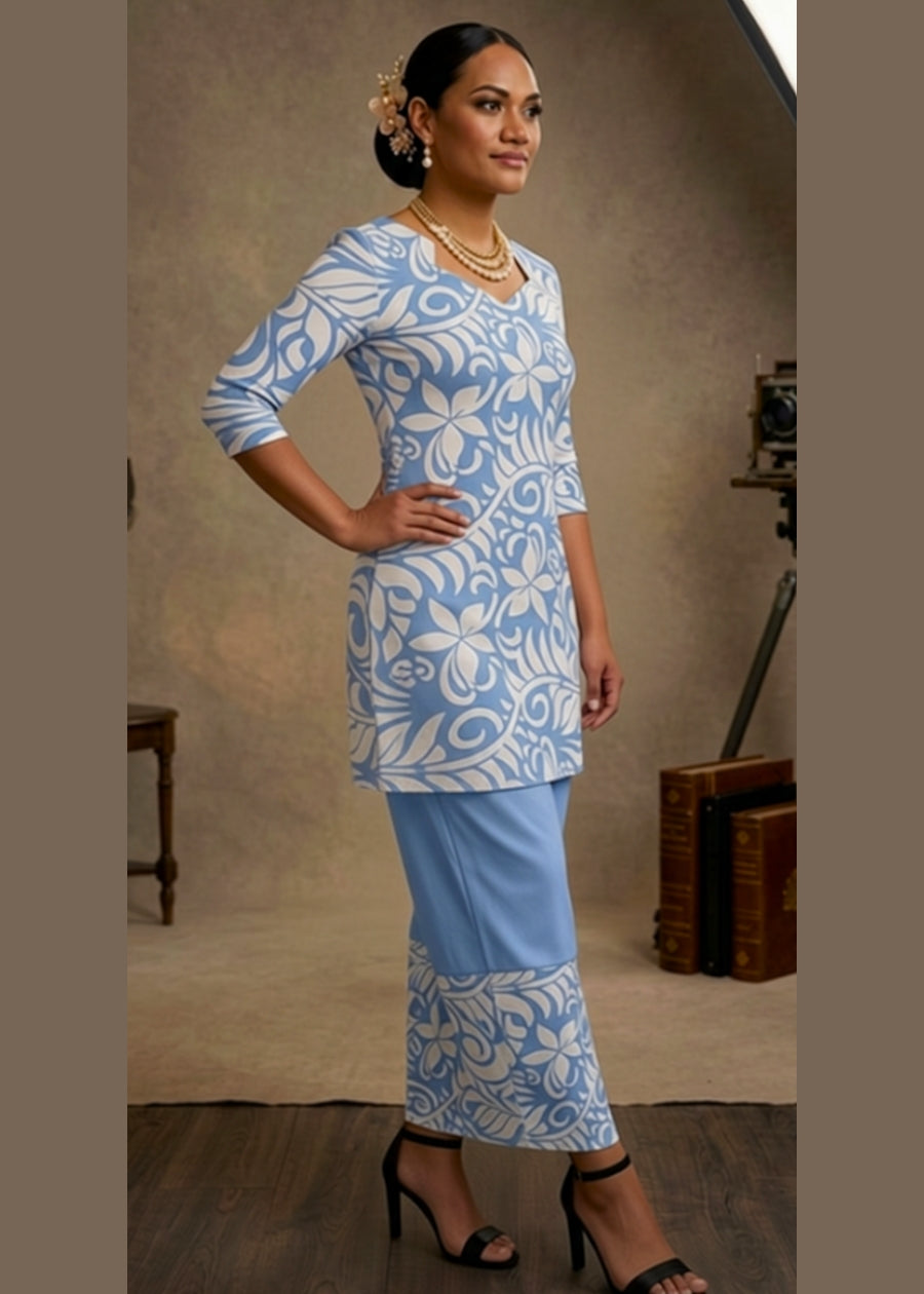 Samantha Puletasi/Top & Skirt/Sulu Jaba (PREORDER)