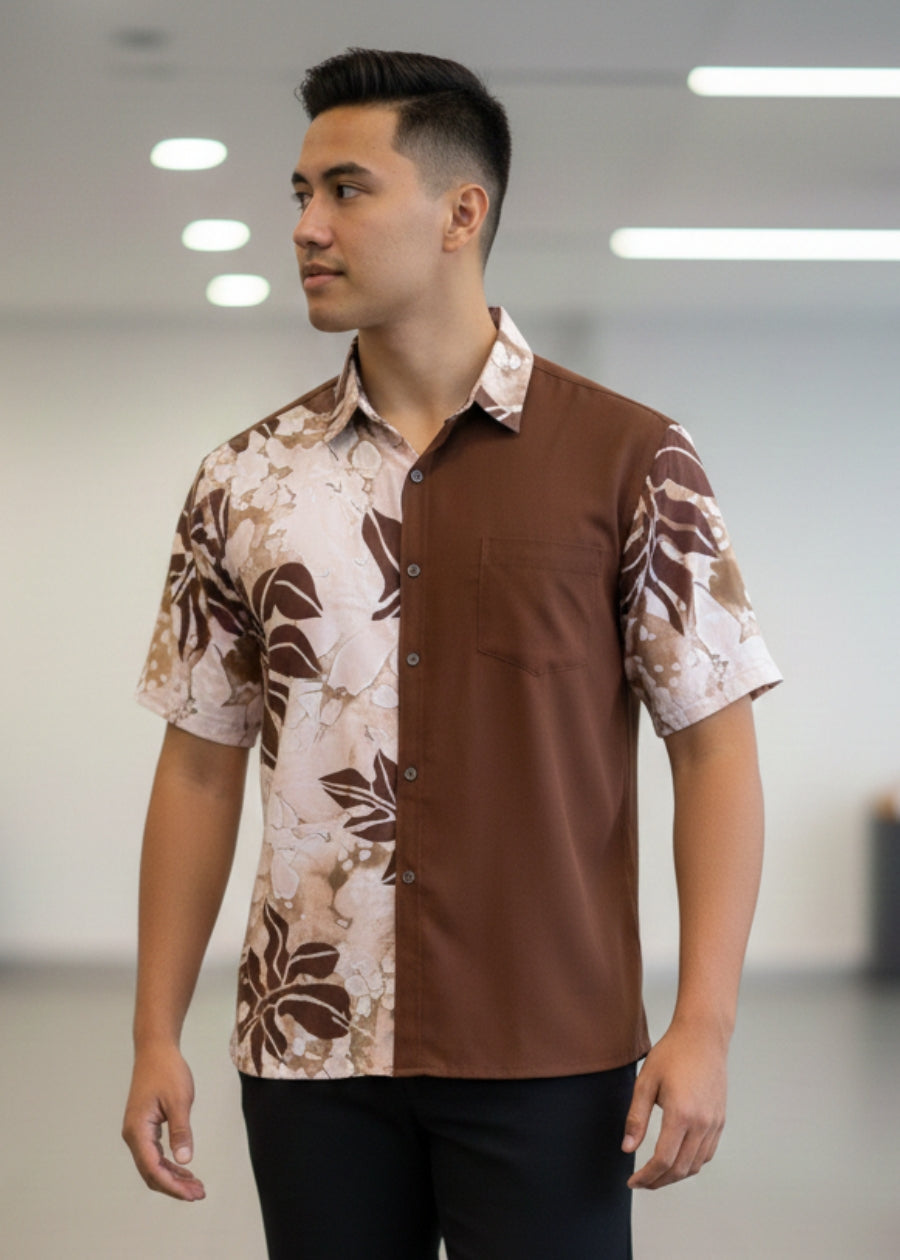 Karl Stretch Shirt - Cocoa