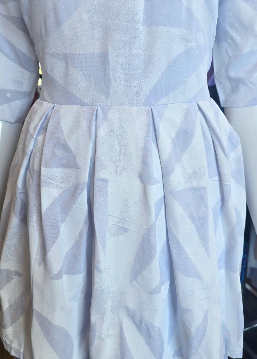 Penina Handprinted Puletasi/Top & Skirt Pair