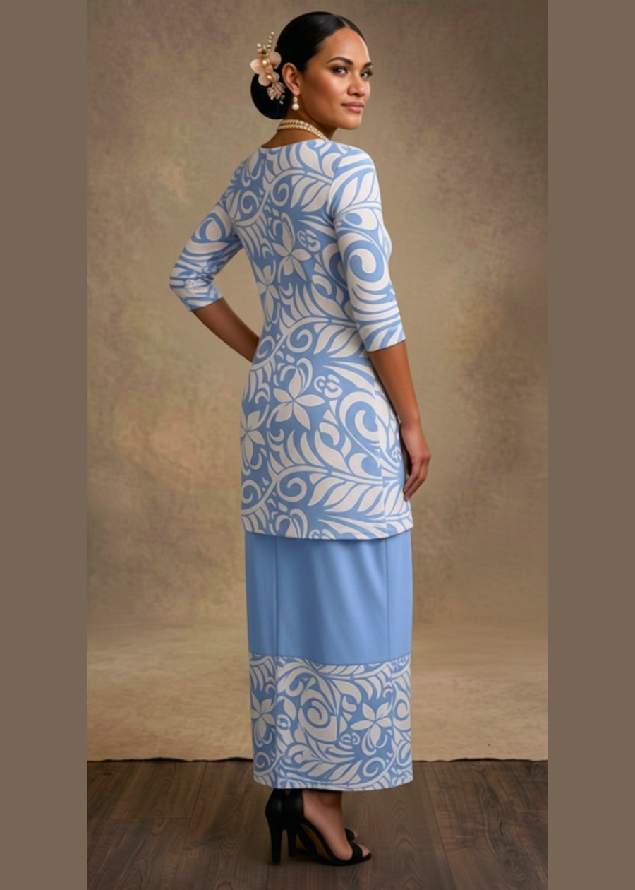 Samantha Puletasi/Top & Skirt/Sulu Jaba (PREORDER)