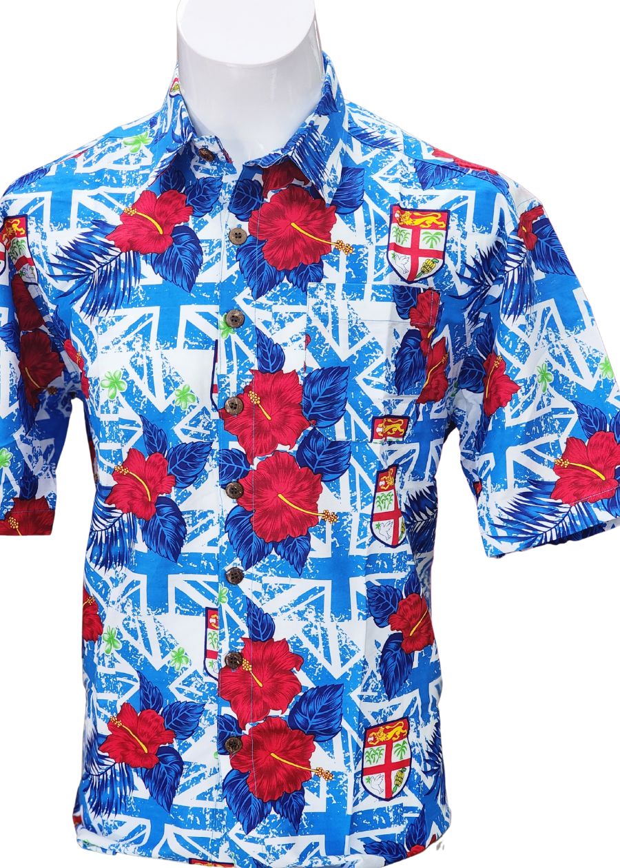 Fiji Day Men's Short Sleeve Shirt