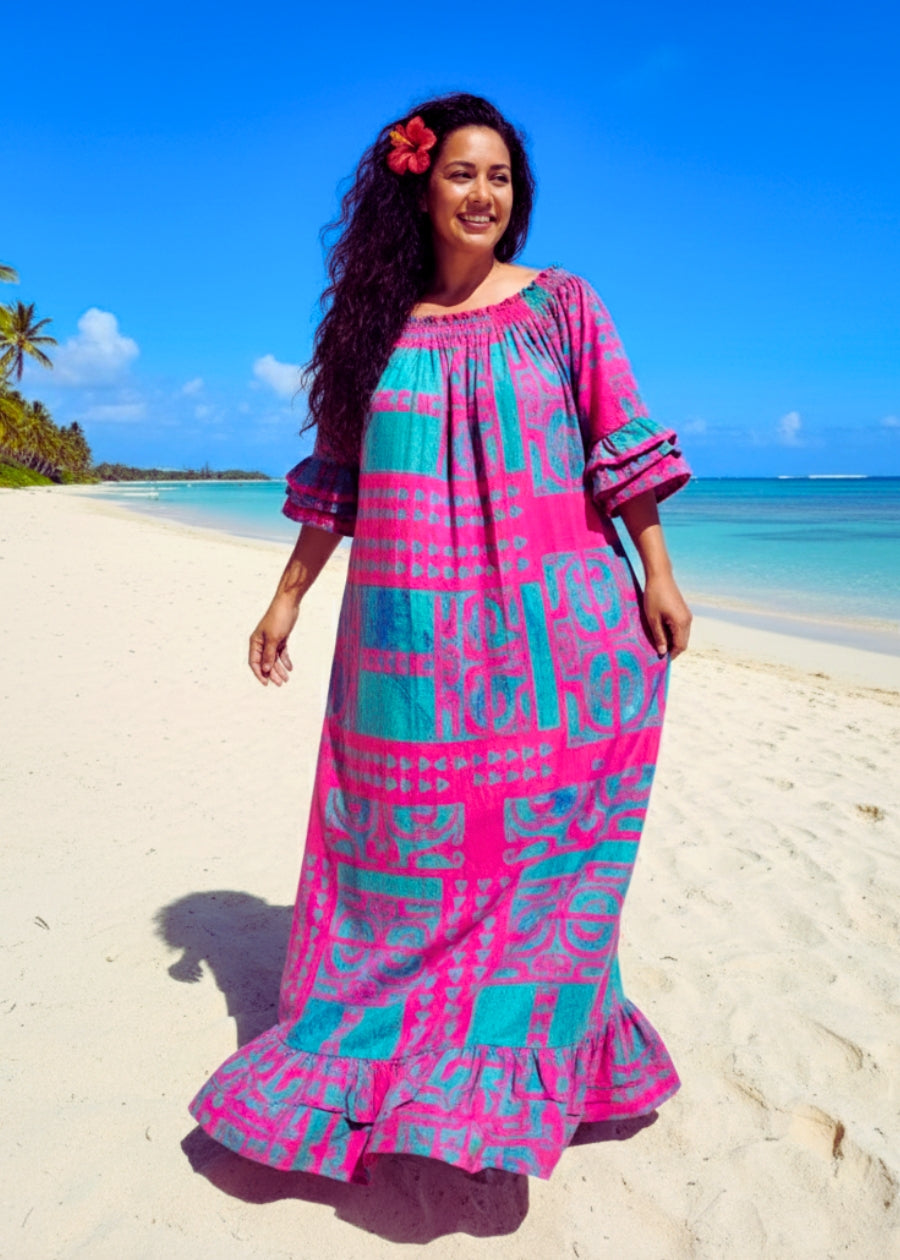 PIA Rayon Dress - Pink