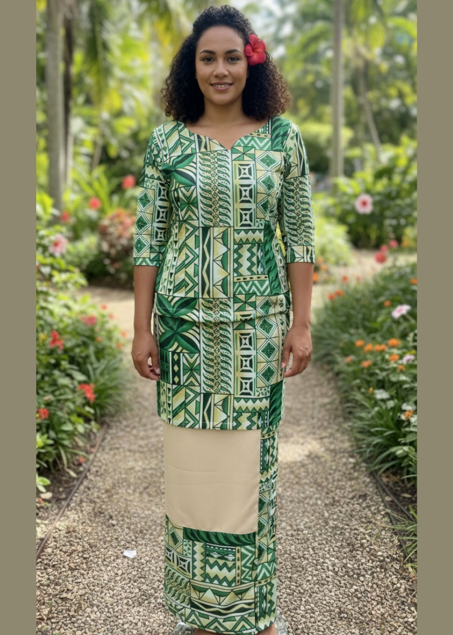 Saini Stretch Puletasi/Sulu Jaba