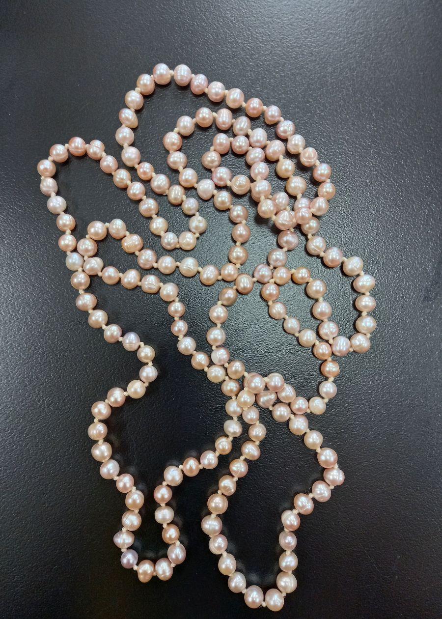 Long String of Freshwater Pearls